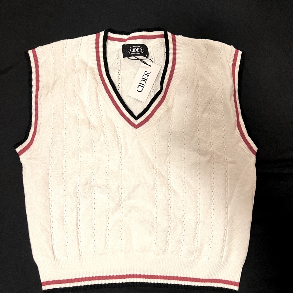 Cider brand with tag cricket sweater